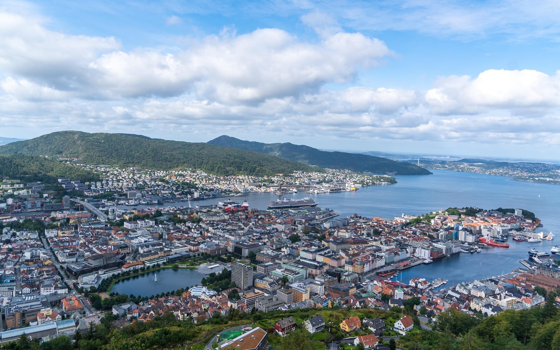 Bergen city